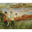 Oarsmen at Chatou 1879 by Pierre Auguste Renoir-Art gallery oil...