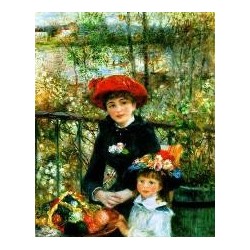 On the Terrace (Two Sisters) by Pierre Auguste Renoir-Art gallery...