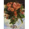 Roses 1890 by Pierre Auguste Renoir -Art gallery oil painting...