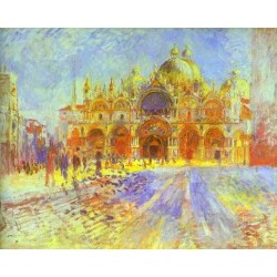 St. Marks Square, Venice by Pierre Auguste Renoir-Art gallery oil...