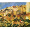 Terrace in Cagnes 1905 by Pierre Auguste Renoir-Art gallery oil...