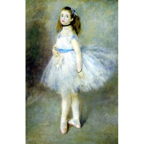 The Dancer by Pierre Auguste Renoir-Art gallery oil painting...