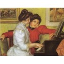 Yvonne and Christine Lerolle Playing the Piano 1897 by Pierre...