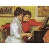Yvonne and Christine Lerolle Playing the Piano 1897 by Pierre...