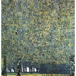 Park by Gustav Klimt - Original Oil Painting on Canvas
