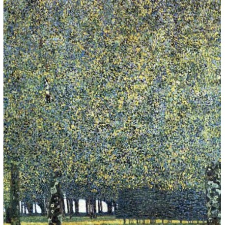 Park by Gustav Klimt - Original Oil Painting on Canvas
