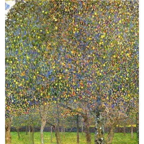 Pear Tree by Gustav Klimt – Oil Painting on Canvas