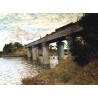The Railway Bridge at Argenteuil by Claude Oscar Monet - Art gallery oil painting reproductions