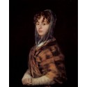 Francisca Sabasa  Garcia by Francisco de Goya-Art gallery oil...
