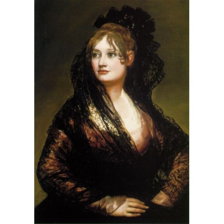 Francisco José de Goya -Isabel de Porcel-Art gallery oil painting...