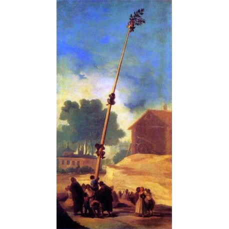 Francisco José de Goya -La Cucana-Art gallery oil painting...