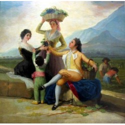 Francisco José de Goya -Lavendimia_Goya_lou-Art gallery oil...