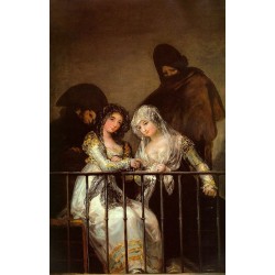 Francisco José de Goya -Majas On A Balcony-Art gallery oil...
