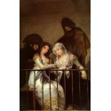 Francisco José de Goya -Majas On A Balcony-Art gallery oil...