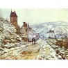 The Road to Vetheuil by Claude Oscar Monet - Art gallery oil...