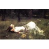  Ophelia 1889 by John William Waterhouse-Art gallery oil painting reproductions