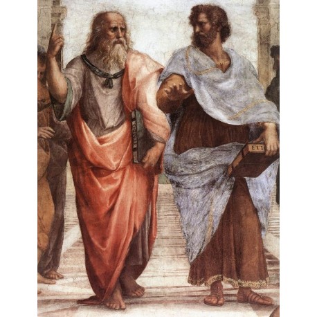 The School of Athens by Raphael Sanzio-Art gallery oil painting...