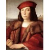 Young Man with an Apple by Raphael Sanzio-Art gallery oil painting...