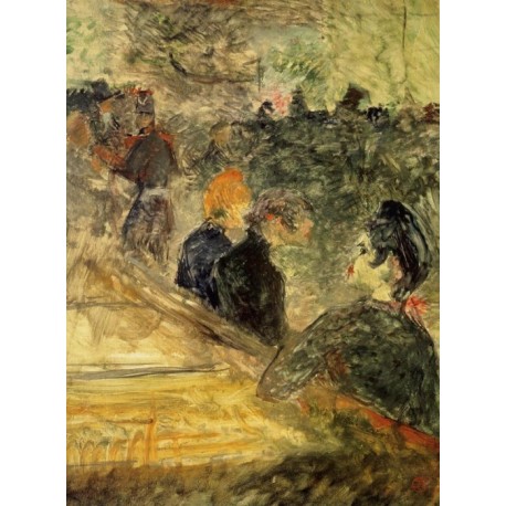 A Ball at the Moulin de la Galette by Henri de Toulouse-...