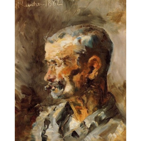 A Worker at Celeyran by Henri de Toulouse-Lautrec-Art gallery oil painting reproductions