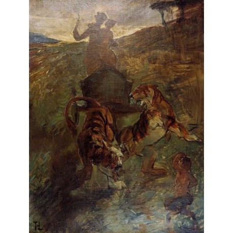 Allegory - Springtime of LIfe by Henri de Toulouse-Lautrec-Art gallery oil painting reproductions