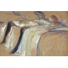 Alone by Henri de Toulouse-Lautrec-Art gallery oil painting...