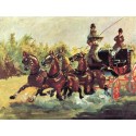 Alphonse de Toulouse-Lautrec Driving His Four in Hand 1880 by...