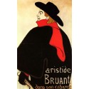 Artistide Bruant dans son Cabaret by Henri de Toulouse-Lautrec-Art...