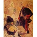 Artillerman and Girl by Henri de Toulouse-LautrecArt gallery oil...