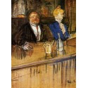 At the Cafe, The Customer and the Anemic Cashier 1899 by Henri de...