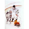 At The Circus, Horse and Monkey Dressage by Henri de...