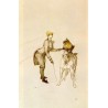 At The Circus, The Animal Trainer by Henri de Toulouse-Lautrec-Art gallery oil painting reproductions
