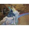At the Cirque Fernando, Rider on a White Horse by Henri de...