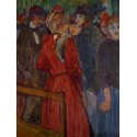 At the Moulin de la Galette by Henri de Toulouse-Lautrec-Art...