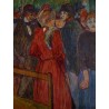 At the Moulin de la Galette by Henri de Toulouse-Lautrec-Art...
