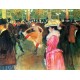 At the Moulin Rouge, The Dance by Henri de Toulouse-Lautrec-Art gallery oil painting reproductions