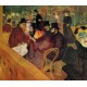 At The Moulin Rouge by Henri de Toulouse-Lautrec-Art gallery oil painting reproductions