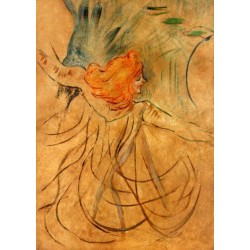 At the Music Hall Loie Fuller by Henri de Toulouse-Lautrec-Art gallery oil painting reproductions