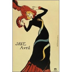 Jane Avril1899 by Henri de Toulouse-Lautrec-Art gallery oil...