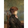 Jeanne Wenz 1886 by Henri de Toulouse-Lautrec-Art gallery oil painting reproductions
