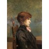 Jeanne Wenz 1886 by Henri de Toulouse-Lautrec-Art gallery oil...