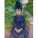 Justine Dieuhl 1891 by Henri de Toulouse-Lautrec-Art gallery oil...