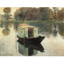 The Studio Boat by Claude Oscar Monet - Art gallery oil painting...