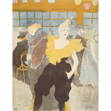 La Clownesse in the Moulin Rouge1897 by Henri de...