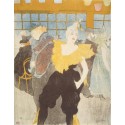 La Clownesse in the Moulin Rouge1897 by Henri de...