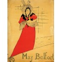 May Belfort 1895 by Henri de Toulouse Lautrec-Art gallery oil...