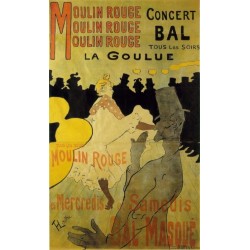 Moulin Rouge 1891 by Henri de Toulouse-Lautrec-Art gallery oil...