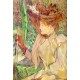 Portrait of Honorine Platzer 1891 by Henri de Toulouse-Lautrec-Art gallery oil painting reproductions