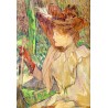 Portrait of Honorine Platzer 1891 by Henri de Toulouse-Lautrec-Art...