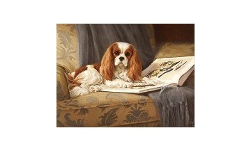 Dogs oil painting reproductions on sale!